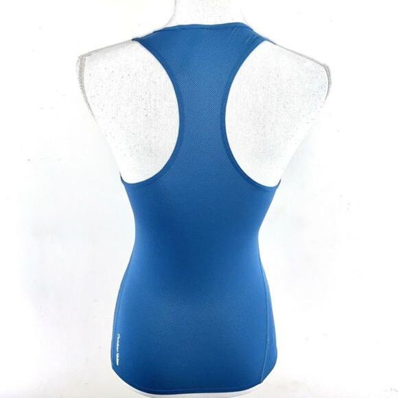 Outdoor Voices Mesh Racerback Tank Top Size XS‎ Workout Blue - Picture 4 of 5
